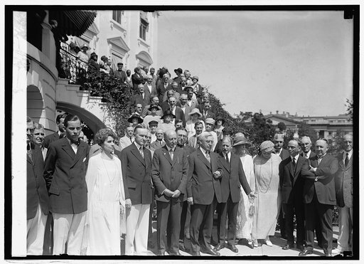 After nomination luncheon of Pres. Coolidge at White House, [Washington, D.C., 8/14/24