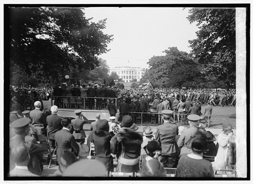 Reviewing stand for Defense Day parade, 9/12/24