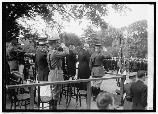 Reviewing stand Defense Day parade, 9/12/24