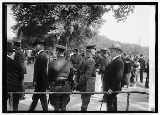 Gen. Pershing and Sec. Hughes, Defense Day, [9/12/24