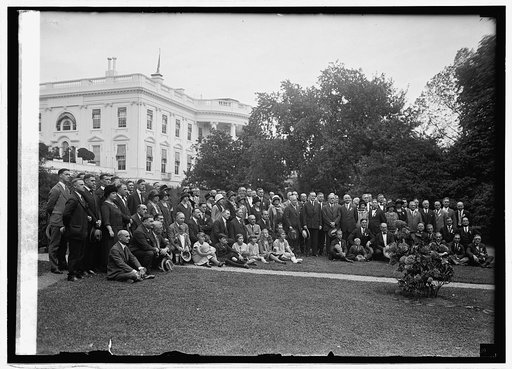 Typothetal Federation at White House, [Washington, D.C.], 9/13/[24