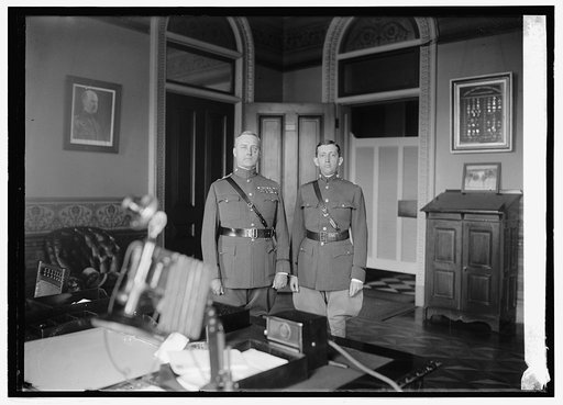 Maj. Gen. Davis, Ad. Gen. of Army and ex P.M.G. Will Hayes, 9/12/24