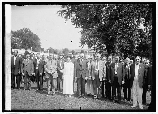 Labor delegation with Pres. & Mrs. Coolidge, [9/1/24
