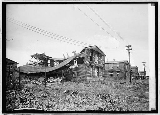 Remains of Speeday barracks, 8/25/24