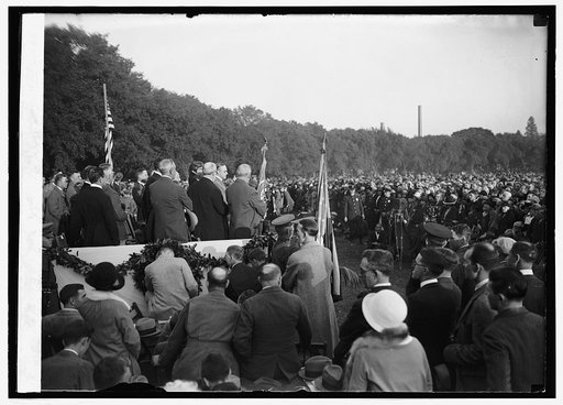 Coolidge addressing Wash. base ball team, 10/1/24