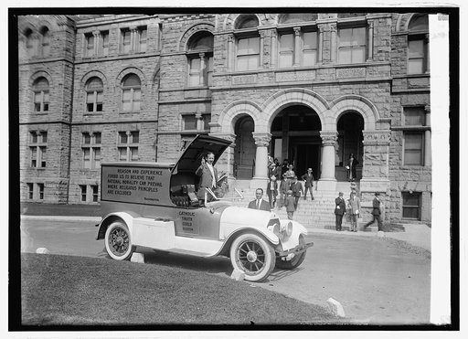 David Goldstine of Boston in gospel wagon, 9/18/24