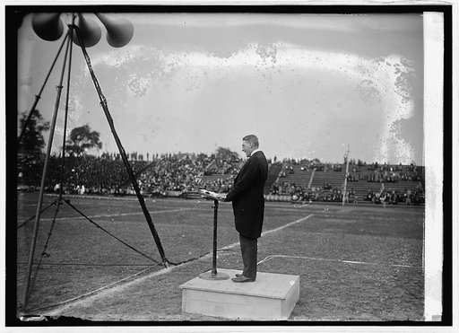 Sec. Wilburn at dedication of C.U. stadium, 10/4/24