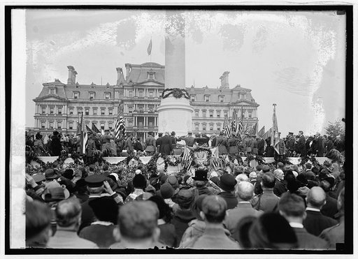 Dedication of 1st Div. A.E.F. monument, [10/4/24