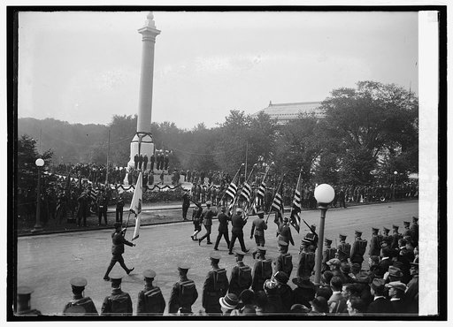 Dedication of 1st Div. A.E.F. monument, 10/4/24
