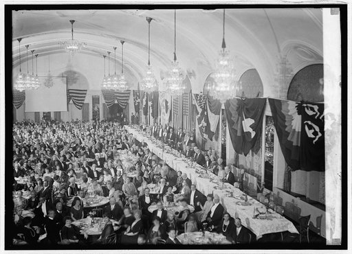 Golden Rule dinner of Near East Society at Willard Hotel, [Washington, D.C.], 10/24/24