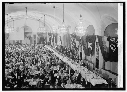 Golden Rule dinner of Near East Society at Willard Hotel, [Washington, D.C., 10/24/24