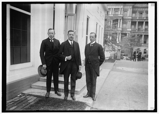 Bjarne Hange of Norway, Minister H. Bryn, P. Augustus Pedersen of Norway at W.H. [i.e. White House, Washington, D.C.], 10/29/24