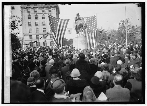 Dedication of Francis Asbury statue, [Washington, D.C.], 10/15/24