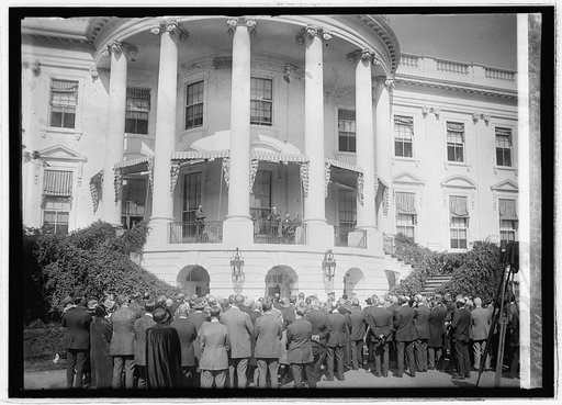 American Civic Association and park executives at White House, [Washington, D.C.], 10/9/24