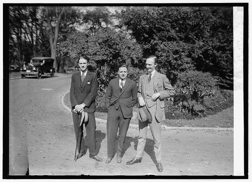 Debating team of Cambridge at W.H.; R.A. Butler, A.P. Marshall, Gerald Sparrows, 10/20/24