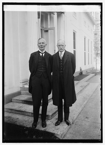 Hon. Herbert Fisher & Sir Esme [...] at W.H. [i.e. White House, Washington, D.C.] 11/[24