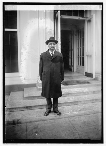 Sen. Chas. Curtis of Kan. at W.H. [i.e. White House, Washington, D.C.], 11/7/24