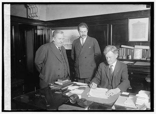 1st contract for Wash. auditorium, Louis J. Fosse, Edouard, Robt. N. Harper, 11/7/24