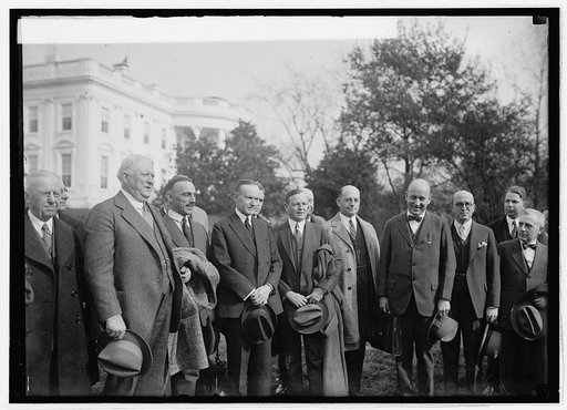 Delegates of Lumber Manufacturers Ass'n. convention with Pres. Coolidge, 11/2/24
