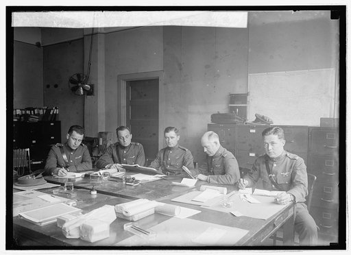 Round the World Flyers making their official report of the world flight, 11/24/24