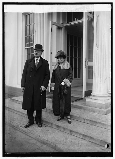 Mr. & Mrs. John D. Prince at W.H. [i.e. White House, Washington, D.C.