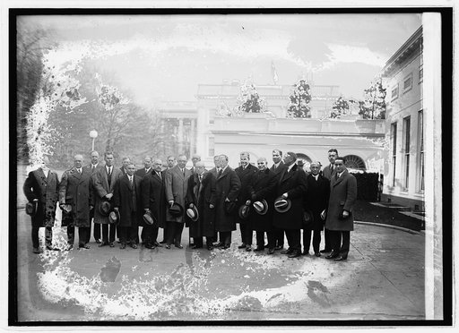 Committee of American Bankers Ass'n. at W.H. [i.e. White House, Washington, D.C.], 12/11/24