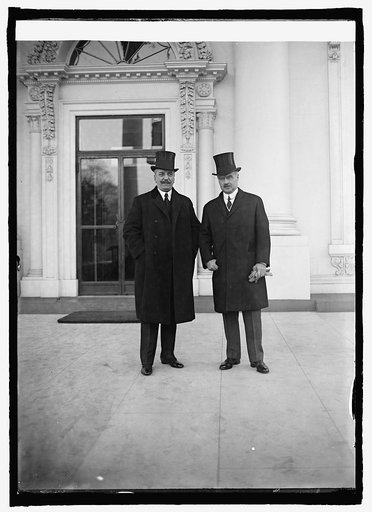 Minister G. Simopoulos of Greece and J. Butler Wright at W.H. [i.e., White House, Washington, D.C.], 12/12/24