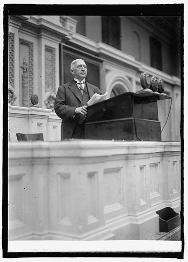 Dr. Edwin Anderson Alderman of U. of Va. at Wilson memorial service, [12/15/24