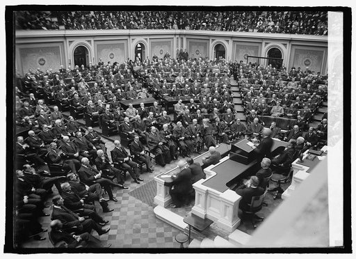 Wilson memorial exercises in House, [12/15/24