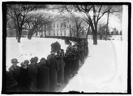 New Year reception at White House, [Washington, D.C., 1/1/25
