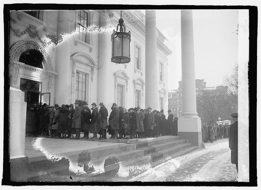 New Year reception at White House, [Washington, D.C., 1/1/25
