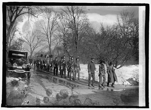 State Fencibles[?] of Pa. at White House, [Washington, D.C.], 1/5/25