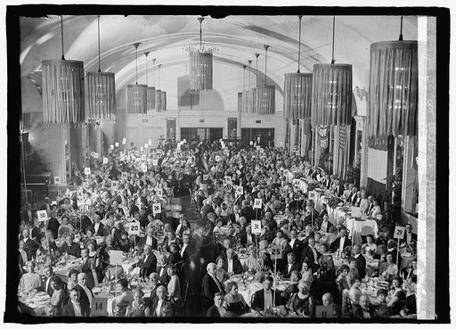Farwell Dinner to Amb. Jusserand at Willard Hotel, [Washington, D.C., 1/10/25