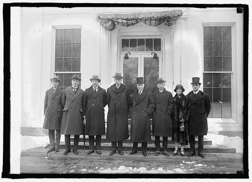 Historical Society of England, delegates to convention in Richmond at W.H. [i.e., White House, Washington, D.C.], 1/3/25
