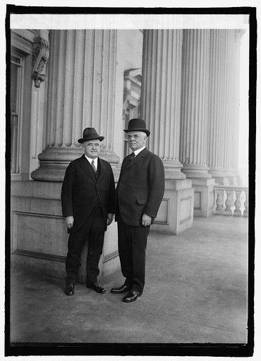 Senator-elect Chas. S. Dineen & Sen. Wm. B. McKinley of Ill. at Capitol, [Washington, D.C., 2/3/25