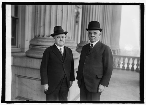 Sen-elect Chas. S. Dineen and Sen. Wm. B. McKinley of Ill., [at Capitol, Washington, D.C., 2/3/25