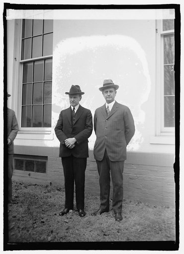 President Coolidge and Evertt Sanders, [1/19/25