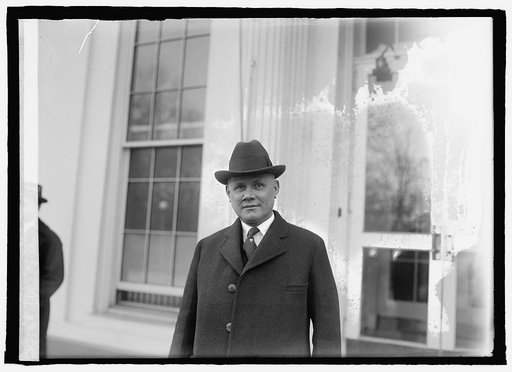 Wm. Green, A.F. of L. at W.H. [i.e., White House, Washington, D.C., 1/21/25