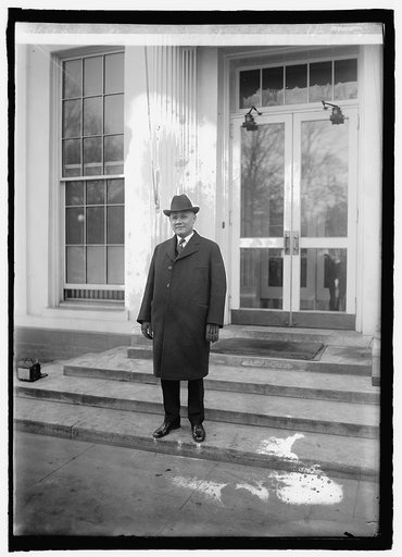 Wm. Green, A.F. of L. at W.H. [i.e., White House, Washington, D.C.], 1/21/25