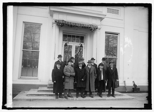 Committee from Atlantic States Shippers Regional Advisory Board at W.H. [i.e., White House, Washington, D.C.], 1/21/25