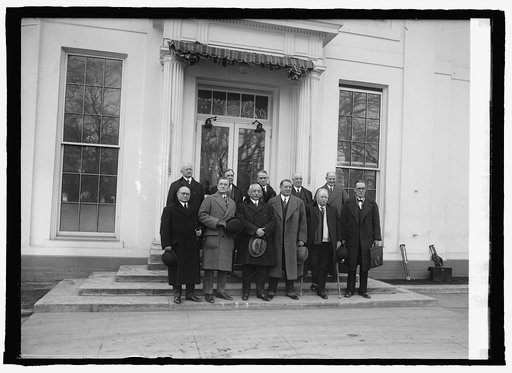 Committee from Atlantic States Shippers Regional Board at W.H. [i.e., White House, Washington, D.C., 1/21/25