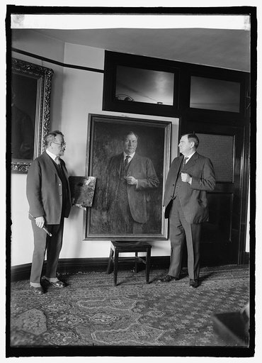 Leo. Mielziner, H.F. Stone and painting, [1/23/25