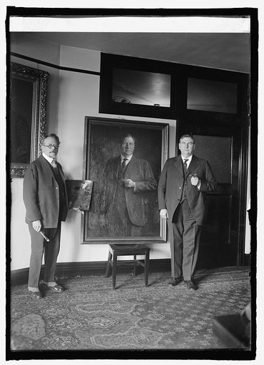 Leo. Mielziner, H.F. Stone and painting, [1/23/25