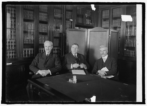 Senator Cummins, H.F. Stone and Senator T.J. Walsh (Senate Judiciary Com.), 1/28/25