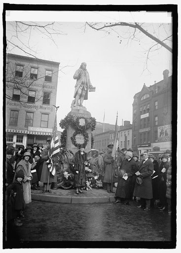 Mrs. Anthony Wayne Cook at 219 ann. of birth of Benjamin Franklin, 1/17/25