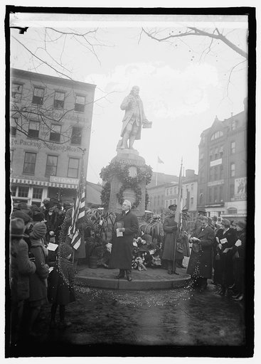 Clifford Berryman at 219 ann. of birth of Ben Franklin (Sons of Revolution), [1/17/25
