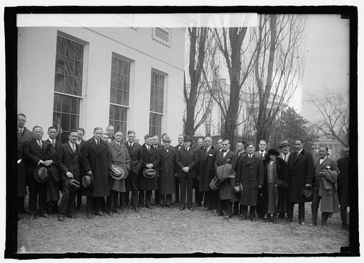 Delegation from American Legion with Coolidge, [2/2/25