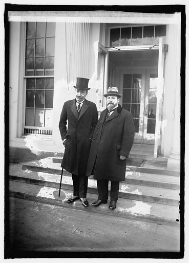 Ambassador Baron de Cartier de Marchienne of Belgium and Dr. Jean Capart of Brussels, 1/22/25
