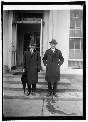 Sen. Wm. J. Harris and Sen. W.F. George of Ga. at W.H. [i.e., White House, Washington, D.C., 1/24/25