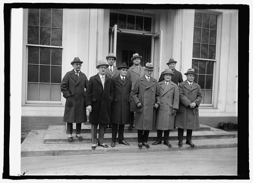 Officials of Porto [i.e. Puerto] Rico Government at W.H. [i.e., White House, Washington, D.C.], 1/19/25